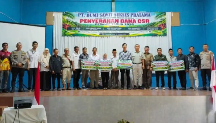 PT BSSP Salurkan CSR Rp400 Juta untuk Lima Desa
