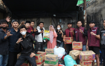 Aksi Sosial Kepemudaan DPP HSB: Salurkan Sembako hingga Pakaian untuk Korban Kebakaran Jakabaring