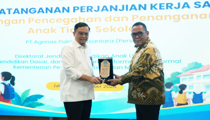 Gandeng Kemendikdasmen, Agrinas Palma Nusantara Dukung Pencegahan dan Penanganan Anak Tidak Sekolah