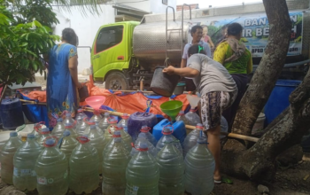 BPBD Grobogan Bersama PT Podo Rukun Salurkan 18.000 Liter Bantuan Air Bersih untuk Warga Terdampak Kekeringan