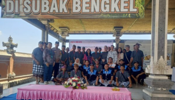 Polsek Kediri Dampingi Penyerahan CSR Kubota, Dukung Modernisasi Pertanian di Tabanan