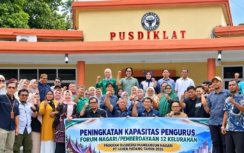 PT Semen Padang Perkuat Kapasitas Forum Nagari, Dorong Pengelolaan CSR yang Transparan dan Tepat Sasaran